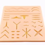 Module d'exercice de suture en silicone pour blessures multiples