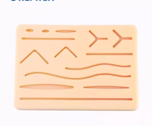 Module d'exercice de suture en silicone pour blessures multiples