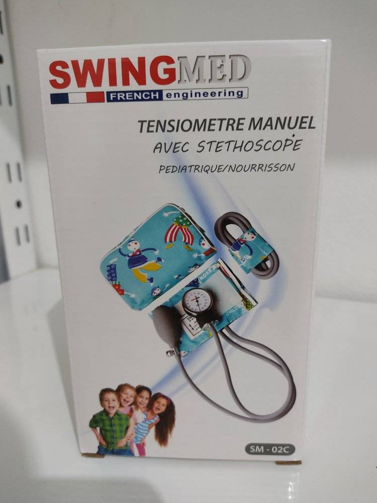 TENSIOMÈTRE MANUEL AVEC STÉTHOSCOPE  PEDIATIQUE & NOUVEAU NE