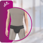 Support scrotal Flamingo Noir Moyen