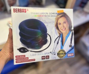 BERBAS® 28 0 COLLIER CERVICAL GONFLABLE DISPOSITIF DE TRACTION CERVICALE