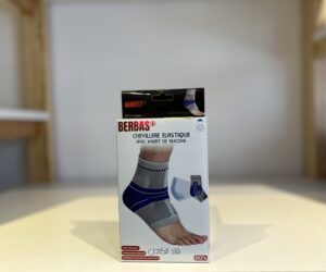 BERBAS® CHEVILLERE ELASTIQUE AVEC INSERT DE SILICONE