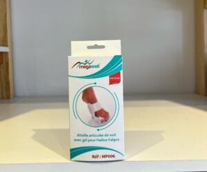 SÉPARATEUR CORRECTEUR DE GROS ORTEILS POUR HALLUX VALGUS
