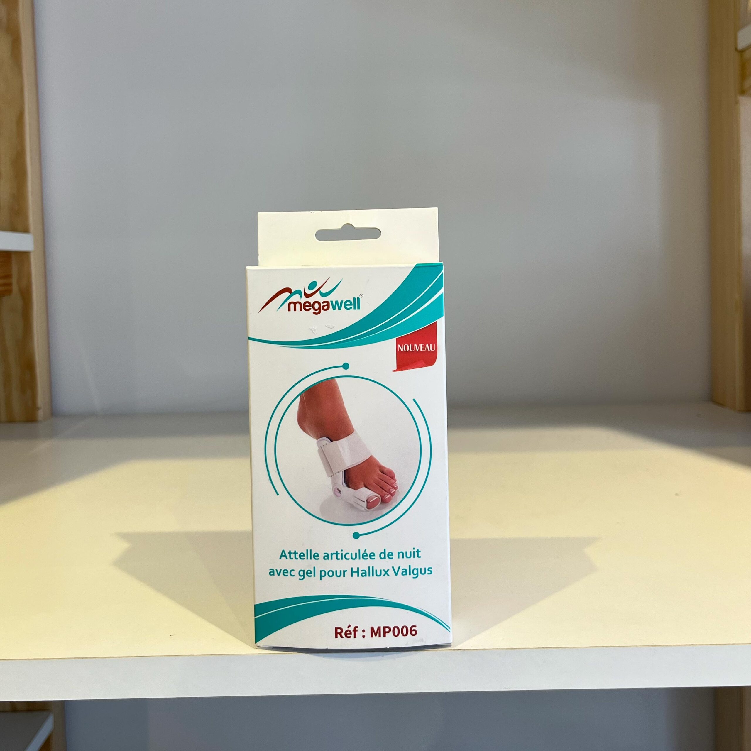 SÉPARATEUR CORRECTEUR DE GROS ORTEILS POUR HALLUX VALGUS