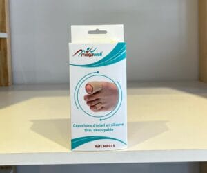 CAPUCHONS D'ORTEIL EN SILICONE TISSU DÉCOUPABLE